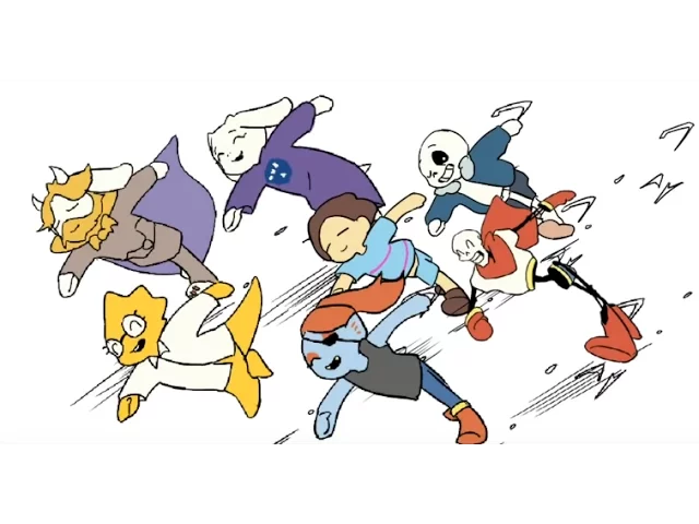 undertale || ローリンガール rolling frisk *中文字幕/eng sub
